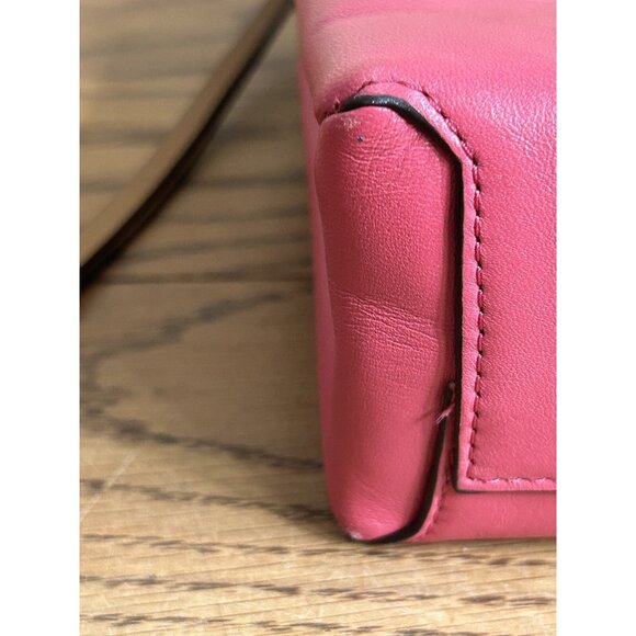 Coach Borough Mini Retro Colorblock Logenberry Tan Gold Leather Crossbody - Picture 12 of 13